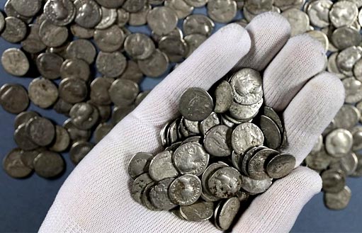ancient silver coins found in Poland