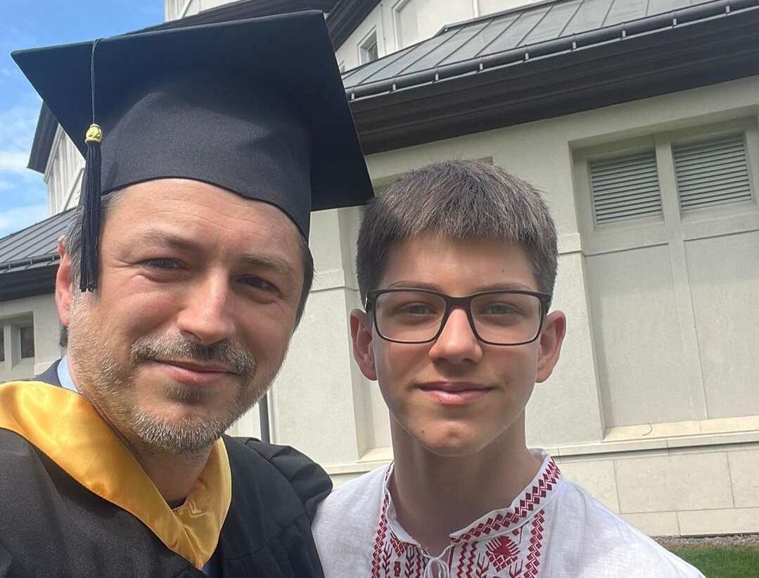 Сергій Притула з сином