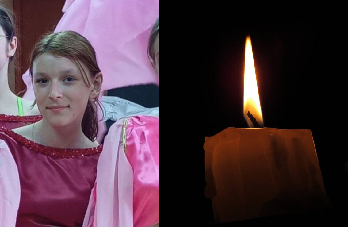 на фото загибла 12-річна Ірина Губарєва