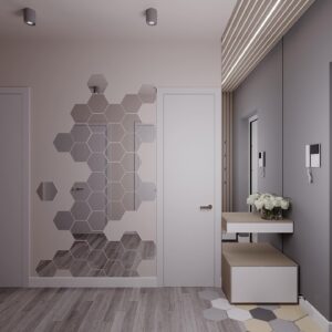 Ідеї для ремонту коридору - декор стін