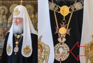Патріарх Кіріл у вкраденій панагії