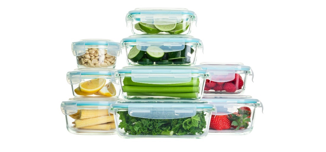 Матеріали та форми посуду для зберігання