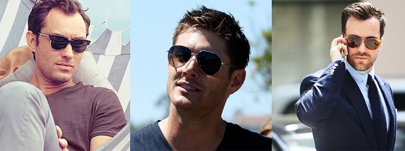 чоловічих сонцезахисних окулярів